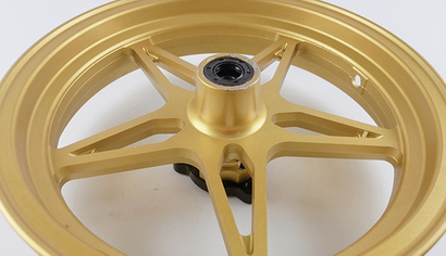 Electric motorcycle wheel hub