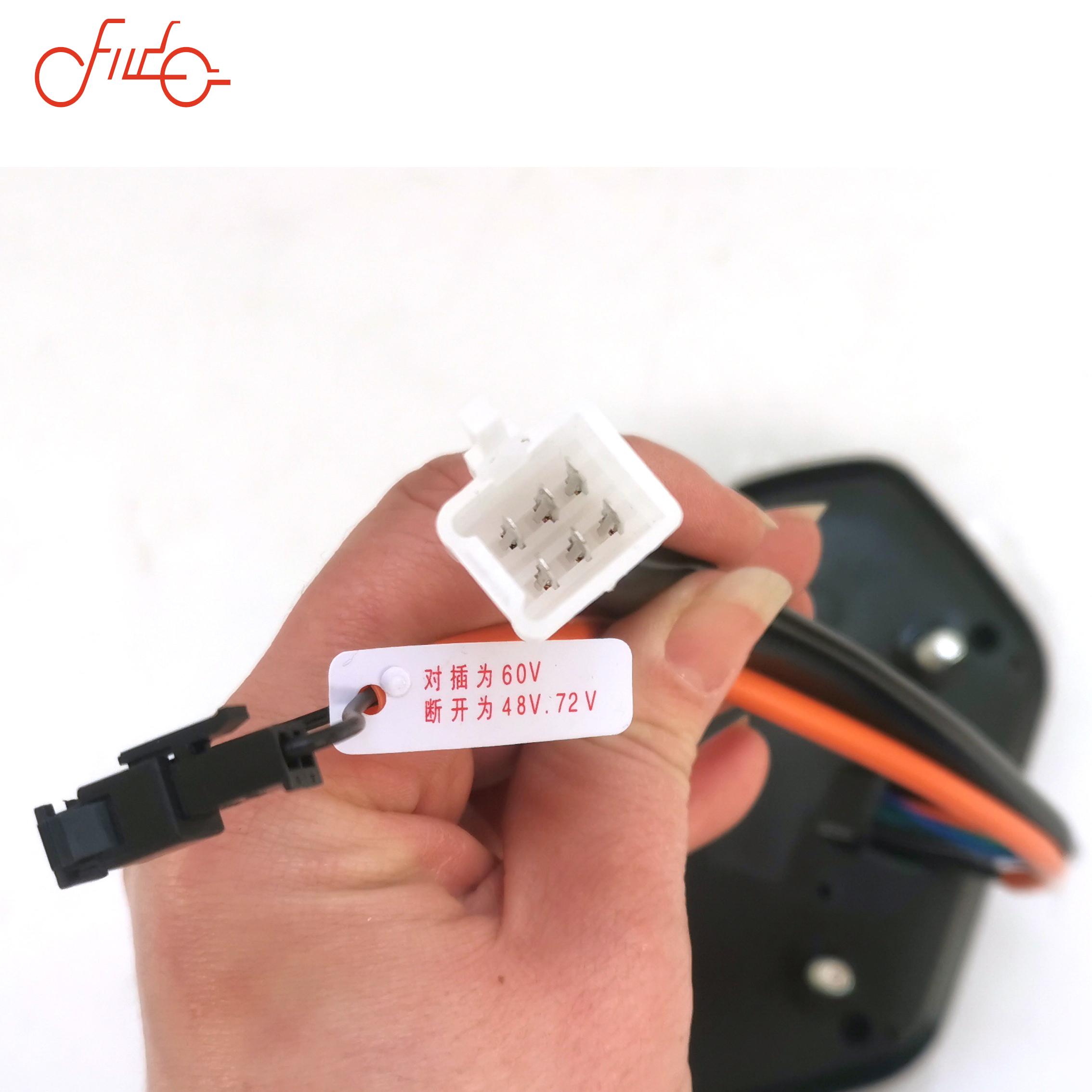 48V 60V 72V Digital LCD Display Speedometer Odometer Speed Meter for Electric Bicycle Scooter
