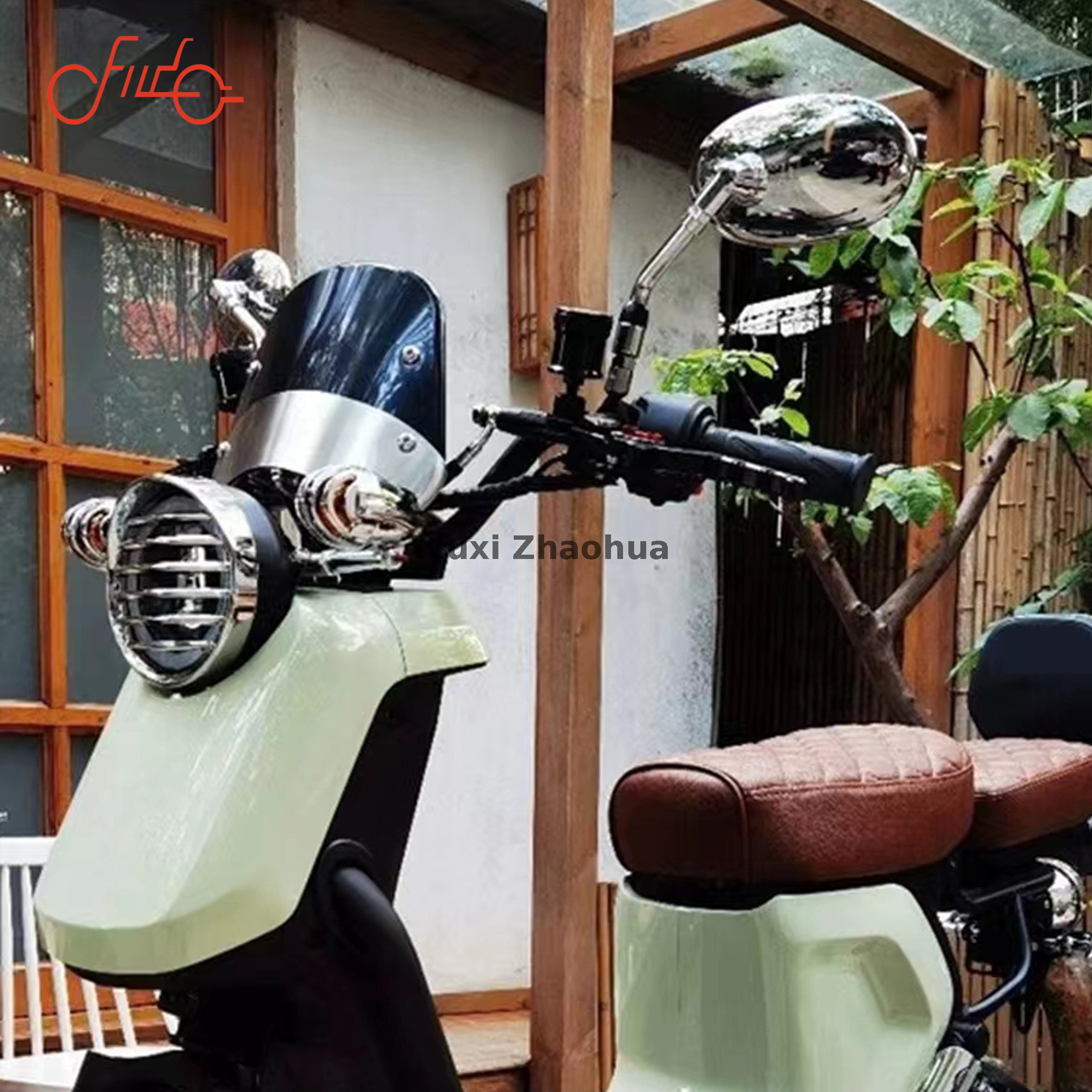 Electric scooter rearview mirror