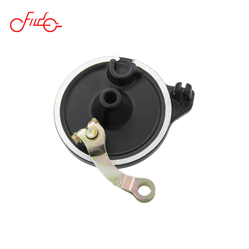 Electric bicycle 80 front drum brake assembly