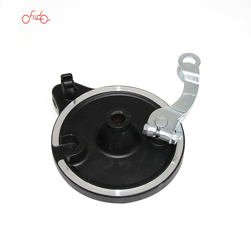Electric bicycle 80 front drum brake assembly